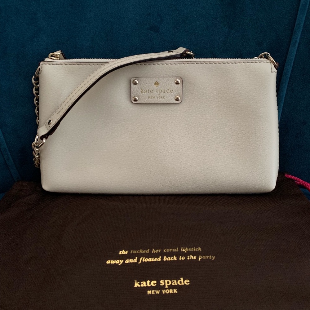 KATE SPADE Leather Wellesley Byrd small handbag
